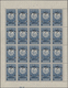 Jemen: 1954, 8b On 6b., Provisionals, Overprint "airplane And Year Dates" On The Definitive Of 1930, - Jemen