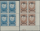 Jemen: 1954, Provisionals, Four Issues (8b. On 6., 16b. On 10b, Airplane With And Without Year Dates - Jemen