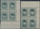 Jemen: 1954, Provisionals, Four Issues (8b. On 6., 16b. On 10b, Airplane With And Without Year Dates - Yémen