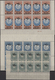 Jemen: 1954, Provisionals, Six Issues (8b. On 6., 16b. On 10b, 30b. On 1l., Airplane With And Withou - Yemen