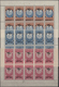 Jemen: 1954, Provisionals, Six Issues (8b. On 6., 16b. On 10b, 30b. On 1l., Airplane With And Withou - Yémen