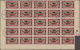 Delcampe - Jemen: 1954, Provisionals, Stock Of The Overprint "airplane, Year Dates And Currency", Eight Differe - Yemen