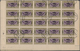 Delcampe - Jemen: 1954, Provisionals, Stock Of The Overprint "airplane, Year Dates And Currency", Eight Differe - Jemen