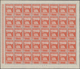 Jemen: 1958, 20b. And 1i. Not Issued Definitves In Complete Sheets Of 50 Stamps Each Mint Never Hing - Jemen