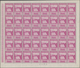 Jemen: 1958, 20b. And 1i. Not Issued Definitves In Complete Sheets Of 50 Stamps Each, 40 Sheets Per - Jemen