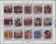 Jemen - Königreich: 1969, Life Of Christ (paintings), Two Sheetlets With Different 15 Stamps Each Sh - Yemen