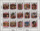 Jemen - Königreich: 1969, Life Of Christ (paintings), Two Sheetlets With Different 15 Stamps Each Sh - Yemen