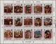 Jemen - Königreich: 1969, Life Of Christ (paintings), Two Sheetlets With Different 15 Stamps Each Sh - Yemen