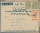 Jordanien: 1934/88 (ca.), Covers (17 Inc. FDC X3), Used Ppc (8 Inc. 1934 To Addis Abeba/Ethiopia), A - Giordania