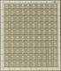 Jordanien - Portomarken: 1952/1957, U/m Assortment Of Complete Sheets: Michel Nos. 41, 42 C, 46, 47, - Jordanië
