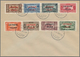 Delcampe - Latakia: 1924-35, Alaouites & Lattaquie 10 Covers With Complete Set Frankings (unaddressed), Fine Gr - Lettres & Documents