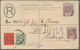 Malaiische Staaten - Straits Settlements: 1891-1923, Six Postal Stationery Items Used From Singapore - Straits Settlements