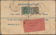Malaiische Staaten - Straits Settlements: 1920's-30's: Group Of 22 Postal Stationery Registered Enve - Straits Settlements