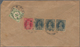 Malaiische Staaten: 1890's-1940's: 49 Covers, Postcards And Postal Stationery Items Sent From India - Federated Malay States