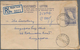 Malaysia: 1950's-60's: Group Of 27 Postal Stationery Registered Envelopes 30c. Blue Used From 18 Dif - Malaysia (1964-...)