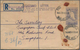 Malaysia: 1950's-60's: Group Of 27 Postal Stationery Registered Envelopes 30c. Blue Used From 18 Dif - Malasia (1964-...)