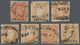 Mexiko: 1866, 17 Cancelled Stamps 25 C. Maximilian, Lithography, Incl. Postmarks Of Lagos, Colima, O - Mexiko