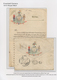 Nepal: 1903-1940 ROYAL MAIL - Crested Covers: Group Of Five Covers, Three Acc. By Resp. Letters, Fro - Nepal
