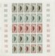 Neukaledonien: 1969/1975, IMPERFORATE COLOUR PROOFS, MNH Collection Of 58 Complete Sheets (=1.405 Pr - Neufs