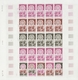 Delcampe - Neukaledonien: 1969/1975, IMPERFORATE COLOUR PROOFS, MNH Collection Of 58 Complete Sheets (=1.405 Pr - Ongebruikt