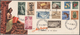 Neuseeland: 1960/1996, Assortment Of Apprx. 196 Covers/cards Showing A Nice Range Of Attractive And - Cartas & Documentos