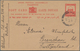 Palästina: 1934/1939, Lot Of Six Commercially Used Stationeries (two Uprated Letter Cards, One Wrapp - Palestina