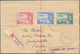 Papua: 1934-40 Lot Of 9 Covers And FDC's Including Registered Mail, First Flights, Censored Mail Etc - Papua Nuova Guinea