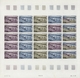 Delcampe - St. Pierre Und Miquelon: 1969/1975, IMPERFORATE COLOUR PROOFS, MNH Collection Of 49 Complete Sheets - Autres & Non Classés