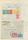 Saudi-Arabien: 1940-60, Album With Covers Showing Attractive Frankings, Many Air Mails, A Wide Range - Arabia Saudita