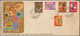 Singapur: 1960-70's (mostly): More Than 600 FDC's Plus Few Covers, In Various Quantitees, With A Lot - Singapour (...-1959)