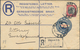 Delcampe - Südwestafrika: 1923/1928, 15 Used Registered Letter Stationary Envelopes (Higgins & Gage Ex No. 3/11 - África Del Sudoeste (1923-1990)