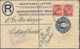 Delcampe - Südwestafrika: 1923/1928, 15 Used Registered Letter Stationary Envelopes (Higgins & Gage Ex No. 3/11 - Zuidwest-Afrika (1923-1990)