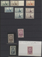 Delcampe - Syrien: 1930-50, Stock Of Imperf Issues In Large Album Including Air Mails, Many Imperfs In Pairs, M - Syrie