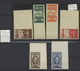 Delcampe - Syrien: 1930-50, Stock Of Imperf Issues In Large Album Including Air Mails, Many Imperfs In Pairs, M - Syrië