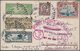 Vereinigte Staaten Von Amerika: 1928-35: Eight Airmail Covers To Austria, Germany, Santo Domingo Or - Brieven En Documenten