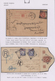 Zanzibar: 1868-1922 Collection Of 8 Postal Stationery Items, 4 Covers And 16 Stamps All Used On Zanz - Zanzibar (...-1963)