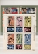 Delcampe - Alle Welt: 1966/1972, Ten Similar Collections Of Only Complete MNH Issues In A Well Filled Stockbook - Colecciones (sin álbumes)