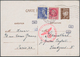 Alle Welt: 1939/73, Holding Of About 340 Letters, Cards, Picture-postcards, Wrappers, A Telegram And - Collections (sans Albums)