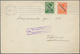 Delcampe - Alle Welt: 1939/73, Holding Of About 340 Letters, Cards, Picture-postcards, Wrappers, A Telegram And - Collections (sans Albums)