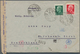 Delcampe - Alle Welt: 1939/73, Holding Of About 340 Letters, Cards, Picture-postcards, Wrappers, A Telegram And - Collections (sans Albums)