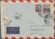 Delcampe - Alle Welt: 1939/73, Holding Of About 340 Letters, Cards, Picture-postcards, Wrappers, A Telegram And - Colecciones (sin álbumes)