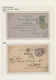 Alle Welt: 1880/1960 (ca.), Extraordinary Collection Of Apprx. 135 Uprated Stationeries "TWINS" (wit - Verzamelingen (zonder Album)