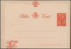 Delcampe - Alle Welt: 1944/78, Accumulation Of Ca. 200 Unused, CTO-used And Used Postal Stationery Airgrams, In - Collections (sans Albums)