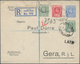 Alle Welt: 1890/1950 (ca.), Assortment Of Apprx. 60 Covers/cards/stationeries, Comprising E.g. Briti - Collections (sans Albums)