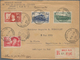 Alle Welt: 1860/1943 (ca.), Lot Of Seven Entires Incl. German States, German East Africa, French Equ - Colecciones (sin álbumes)