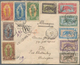 Alle Welt: 1899 - 1940 (approx.), More Than 30 Letters And Cards From All Over The World, Including - Verzamelingen (zonder Album)