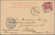 Asien: 1899/1939, Little Accumulation Of 15 Covers, Postcards And Commercially Used Postal Stationer - Andere-Azië