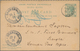 Asien: 1899/1939, Little Accumulation Of 15 Covers, Postcards And Commercially Used Postal Stationer - Autres - Asie