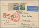 Delcampe - Flugpost Deutschland: 1916/1970(ca.), Posten Von Etwa 160 Flugpost Und Zeppelin-Belegen, überwiegend - Luchtpost & Zeppelin