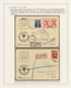 Flugpost Europa: 1945/1966, Mainly 1940s/1950s, Dutch-related Airmail, Collection Of 152 Covers/card - Otros - Europa